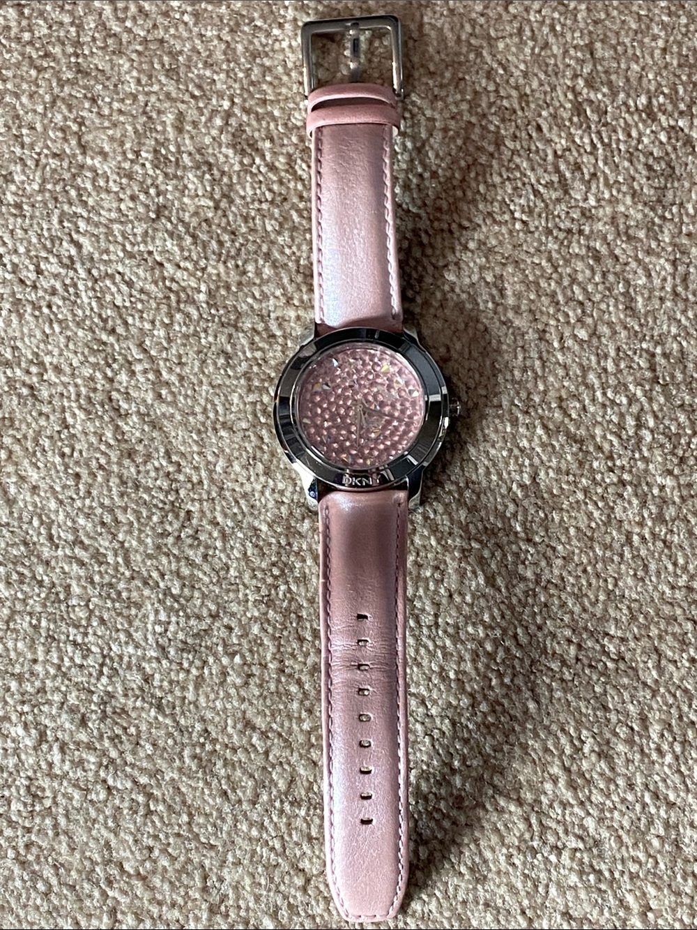 DKNY Pink Crystal Dial Women's Watch